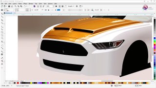 MAKE REALISTIC CAR [Camaro Ss Hurst Edition] _COREL DRAW X8_