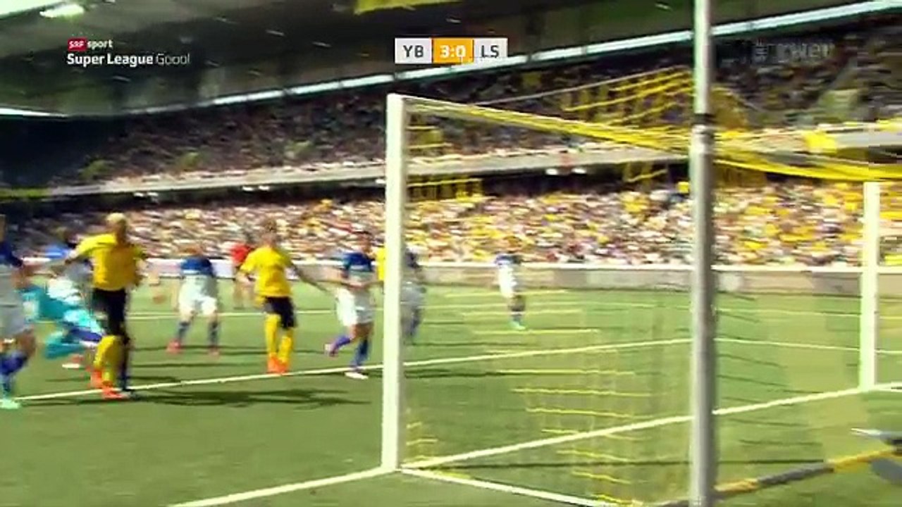 Young Boys 4:1 Lausanne (Switzerland. Super League. 22 April 2018)