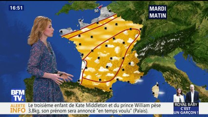 La météo pour ce mardi 24 avril 2018