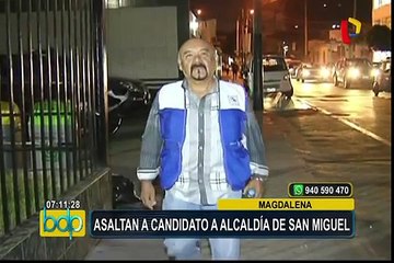 Cámaras registraron robo de 35 mil dolares a candidato a la alcaldía de San Miguel