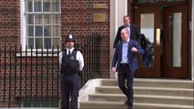 Prince William leaves hospital after son's birth