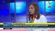 Aspirante oficialista Mario Abdo Benítez encabeza elección paraguaya