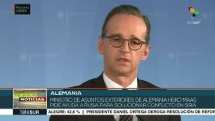 Pide Alemania ayuda a Rusia para alcanzar una solución en Siria
