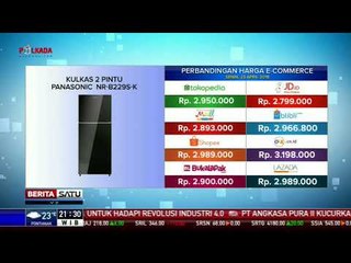 Perbandingan Harga e-Commerce: Kulkas 2 Pintu Panasonic NR-B229S-K