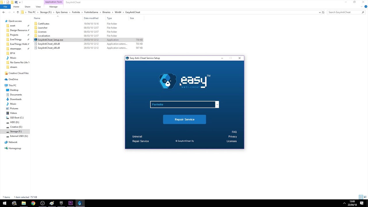 How to fix Error Code #30005 (1072) | Fortnite EasyAntiCheat Fix