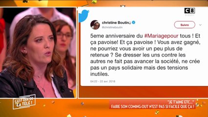 Mariage pour tous : Émilie Lopez répond au tweet de Christine Boutin