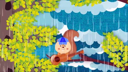 Rain Rain Go Away Song nursery rhymes with Little Animals Music Family | Doo Doo Kids Songs