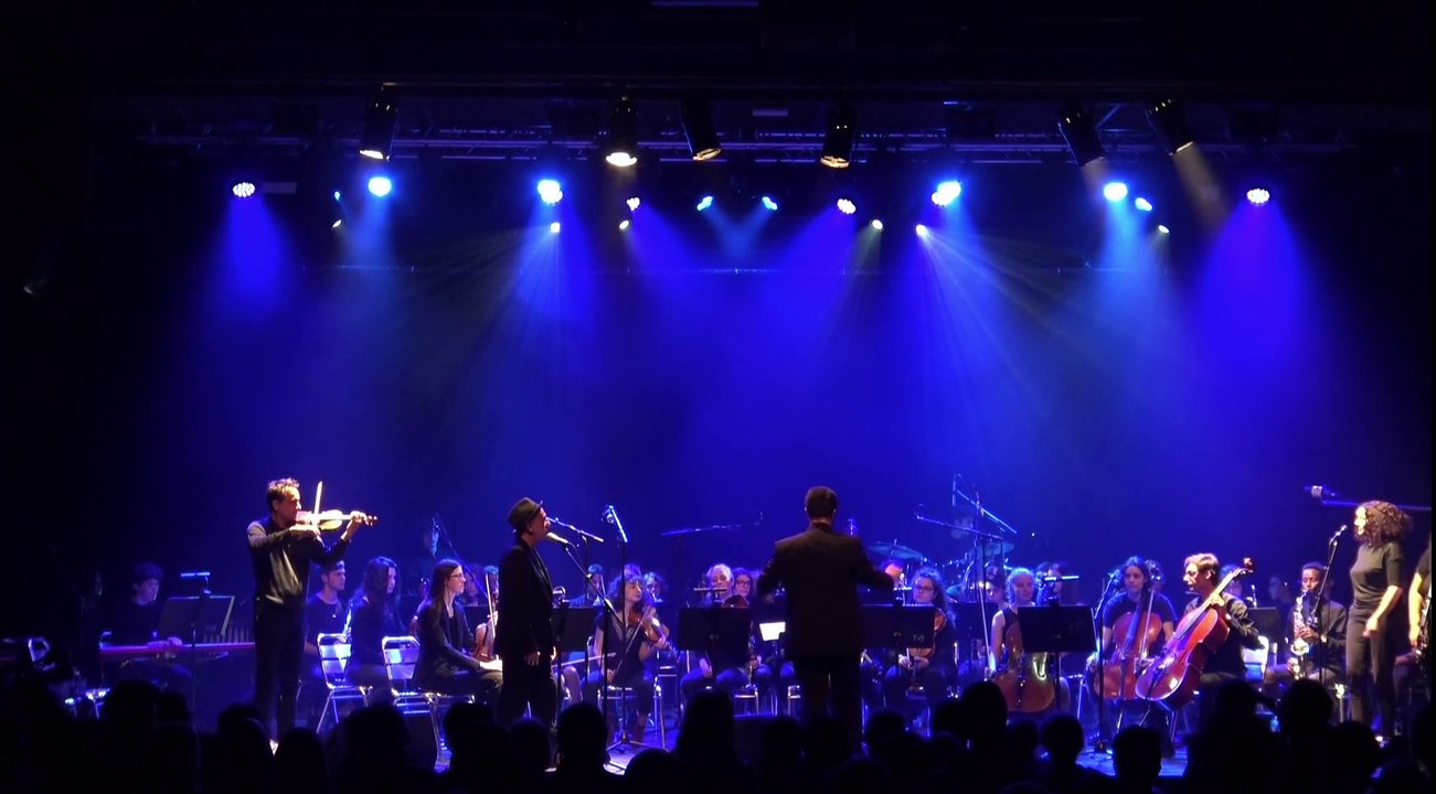 Concert final de la résidence du Lo'Jo au lycée Joachim du Bellay à Angers.