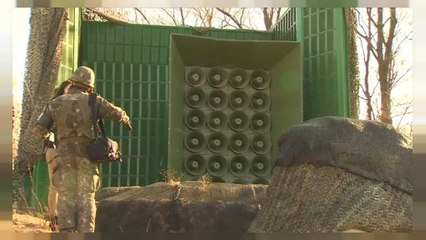 South Korea turns off propaganda speakers on North Korean border