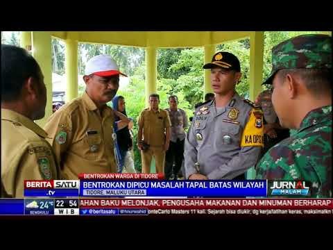 Warga Dua Desa di Kota Tidore Kepulauan Bentrok Dipicu Tapal Batas