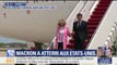 Emmanuel Macron vient d’arriver aux États-Unis accompagné de la Première dame Brigitte Macron pour trois jours de visite d’État