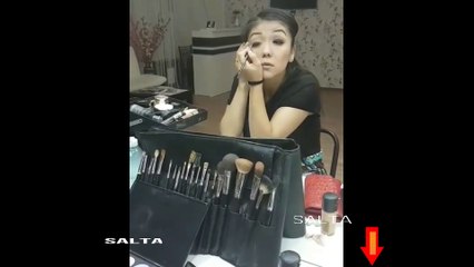 video girl The Power of makeup faces / vidéo fille visages de maquillage  One Brand Makeup
