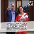 Kate et William ont présenté leur troisième enfant
