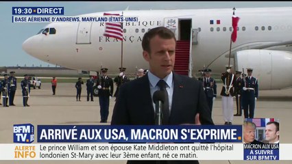 Emmanuel Macron à Wahington : "Je suis honoré de répondre à l’invitation du Président Trump", déclare le Président français