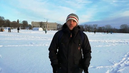 Félix dans la Plaine d'Abraham, à Québec ville