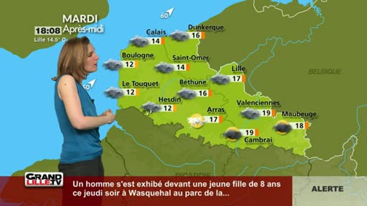 Les Prévisions Météo du 24 Avril 2018 (Lille)