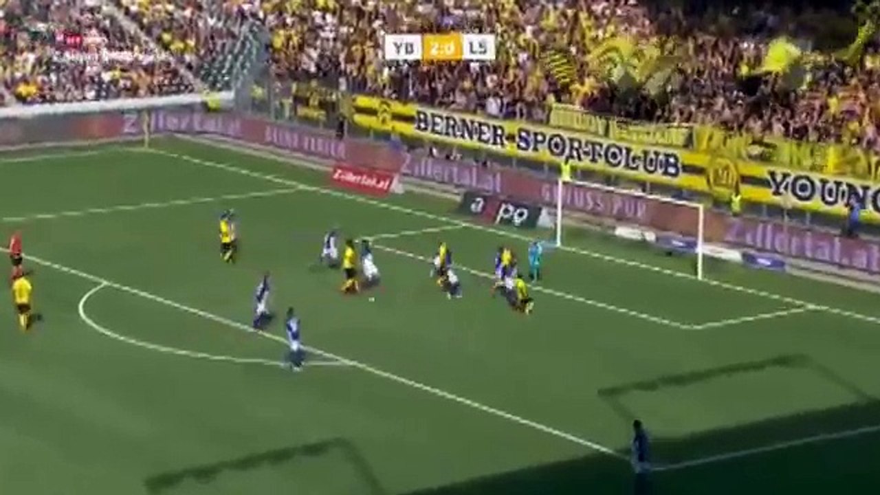 Young Boys 3:0 Lausanne (Switzerland. Super League. 22 April 2018)