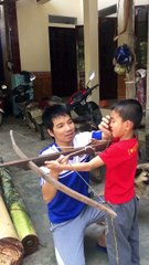 Using a Crossbow to Pull a Tooth
