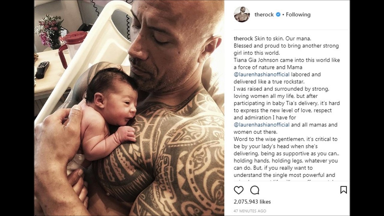 Congratulations to Dwayne "The Rock" Johnson!
