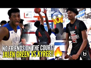 NO FRIENDS on The COURT! #1 Jalen Green vs #2 Kyree Walker MOST EPIC BATTLE OF 2018!! (So Far)