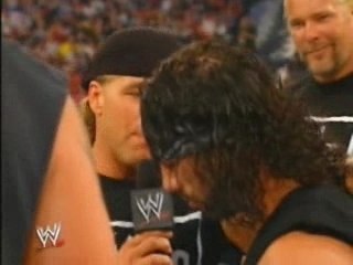 HBK kicks Booker T out of nWo