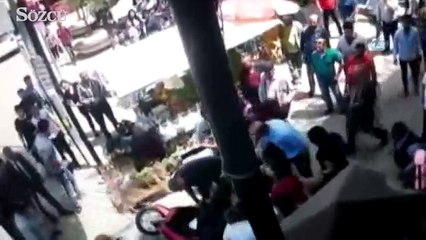 Hatay'da motosikletli şahıs hamile kadını tekmeledi