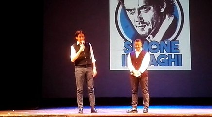 VIDEO - INZAGHI PREMIATO AL TEATRO GHIONE - ASCOLTA LE SUE PAROLE