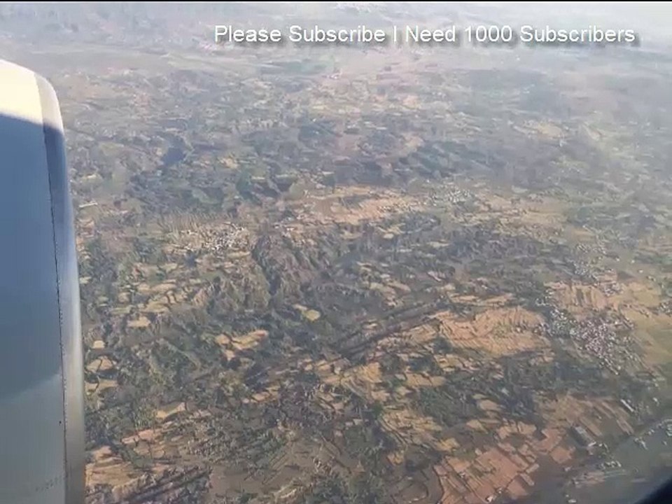 Aerial View By The PIA Landing In The Morning At Islamabad Airport