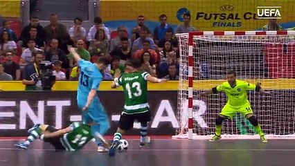 Ricardinho deu Show de Bola na final da UEFA Futsal Cup com o Sporting