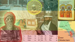 Amharic or Ethiopic-Ge'ez alphabet was changed as all Akkadian languages