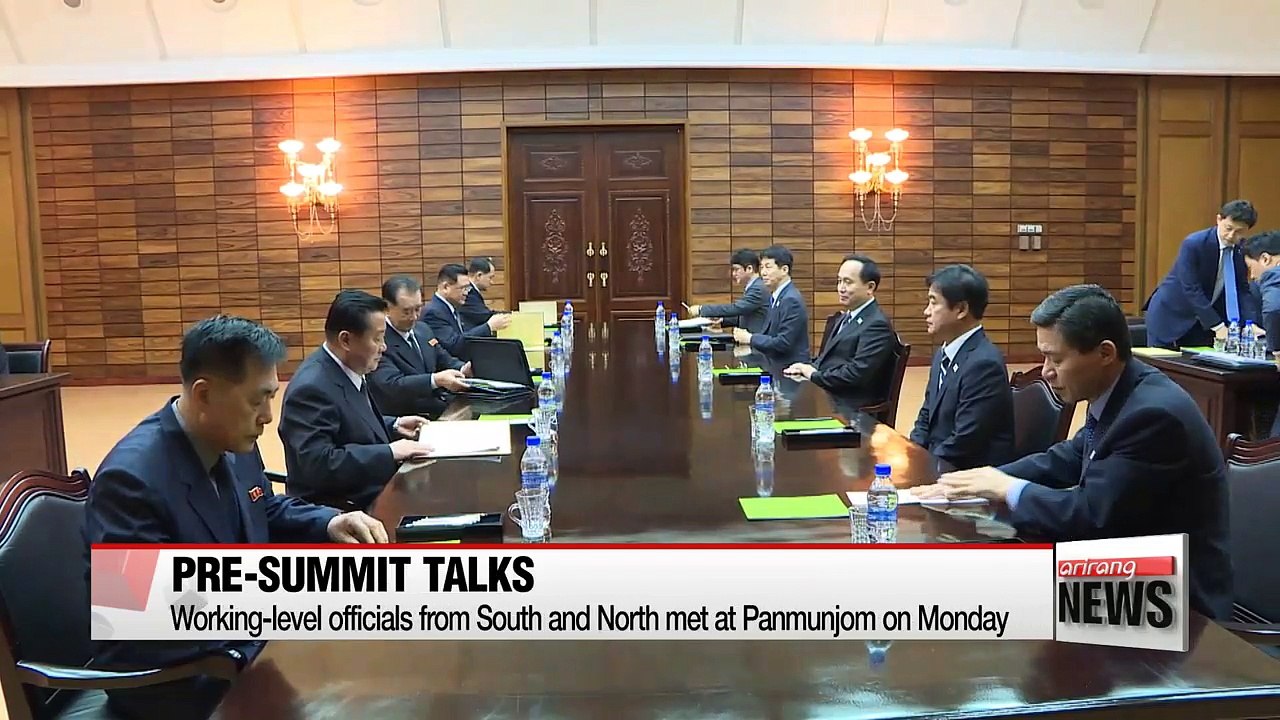Working-level officials from South and North meet for final summit arrangements
