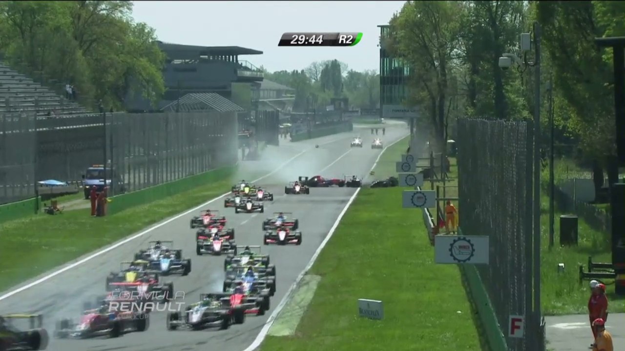Start Big Crash 2018 Eurocup Formula Renault 2.0 Monza Race 2