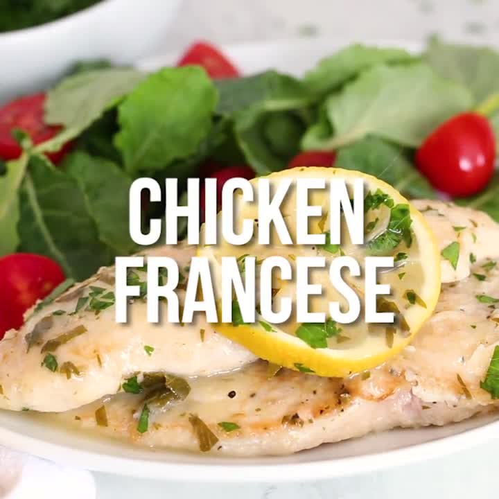 Chicken Francese, Lightened Up