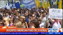 Docentes de la provincia de Buenos Aires anunciaron nuevo paro