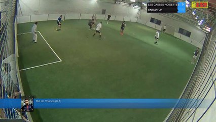 But de Younes (0-1) - LES CASSES-NOISETTES Vs ENSMATCH - 23/04/18 21:00 - LIGUE 3