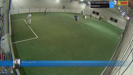 But de ugo (2-10) - LES CASSES-NOISETTES Vs ENSMATCH - 23/04/18 21:00 - LIGUE 3 - Poitiers Game Parc