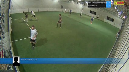 But de Maëva (3-10) - LES CASSES-NOISETTES Vs ENSMATCH - 23/04/18 21:00 - LIGUE 3