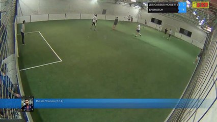 But de Younes (3-14) - LES CASSES-NOISETTES Vs ENSMATCH - 23/04/18 21:00 - LIGUE 3
