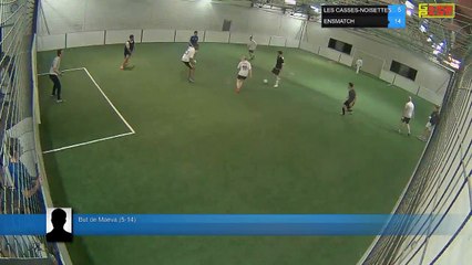 But de Maëva (5-14) - LES CASSES-NOISETTES Vs ENSMATCH - 23/04/18 21:00 - LIGUE 3
