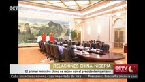 El primer ministro chino se reúne con el presidente nigeriano