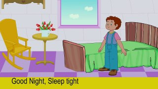 Good Night, Sleep Tight - Animated Nursery Rhyme in English