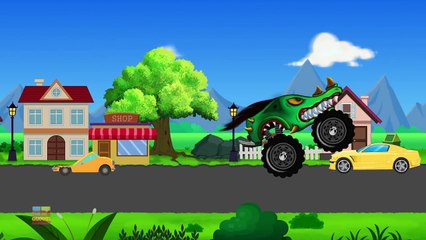 Monster Truck | Good Vs Evil | Street Vehicle Videos For Children
