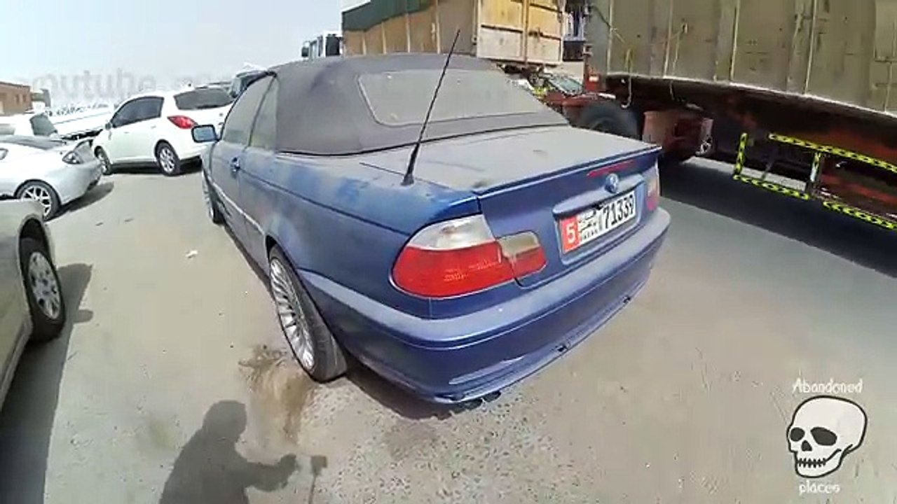 Dubai abandoned BMW cars E39, E46, E34. Amazing abandoned vehicles. Exclusive video