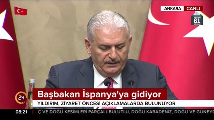 Başbakan Yıldırım İspanya'ya gidiyor