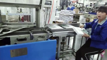 Shrink Wrapping the Paper Tube in Fortune Printing & Packaging