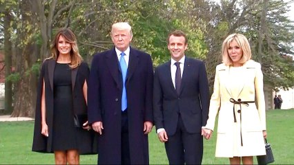 France's Macron begins first state visit with Trump