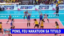 SPORTS BALITA: Pons, FEU nakatuon sa titulo