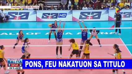 SPORTS BALITA: Pons, FEU nakatuon sa titulo