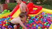 Playground wather Kids Pool Fun Balls - swimming pool with balls and slide