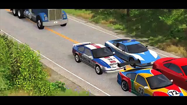 Ломаем мега тачки! Большие машинки разбиваются в аварии 3D игра как мультик про столкновения машин